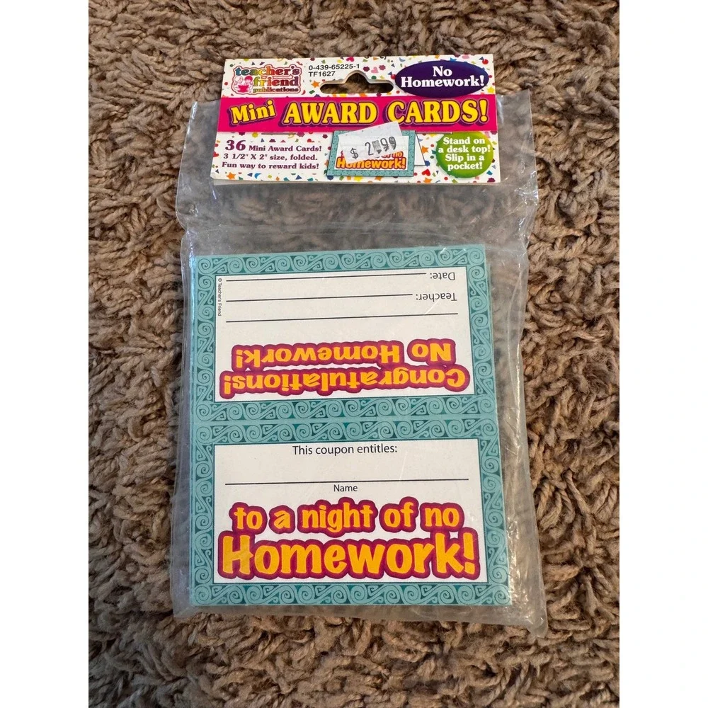 Vintage Teacher Classroom Notepad Stationery Lot Pencil Baseball Awards Homework